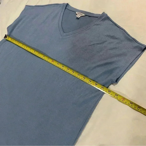 🎈Orvis Women's Short  Sleeve V-Neck Tunic Knit Top Size L - Picture 6 of 7
